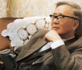 1979年华罗庚在英国伯明翰。